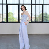 Lumina Çizgili Pantolon 100% Pamuk