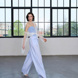 Lumina Çizgili Pantolon 100% Pamuk