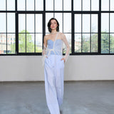 Lumina Çizgili Pantolon 100% Pamuk