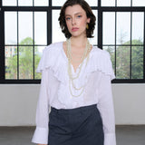 Romatik Fırfırlı Gömlek