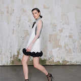 Maëlle Gül Detaylı Mini Elbise