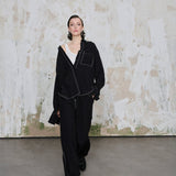 Noaor Kontrast Dikişli Pantolon