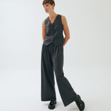 Dakota Klasik Çizgili Yelek