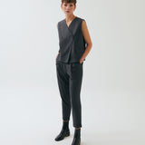 Lola Düğmeli Bol Kesim Yelek