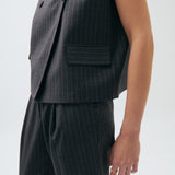 Lola Düğmeli Bol Kesim Yelek