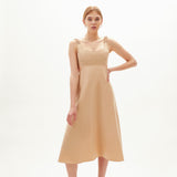 Rosa Lastik Detaylı Elbise