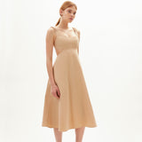 Rosa Lastik Detaylı Elbise