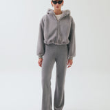 Anya Kısa Kürk Hoodie