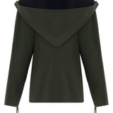 Olive Haki Kapüşonlu Ceket