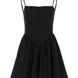 Rena Kısa Çizgili Elbise