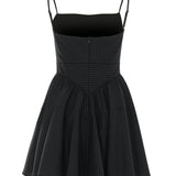 Rena Kısa Çizgili Elbise