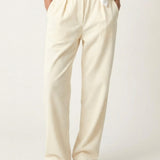 Daisy Pileli Kadife Pantolon