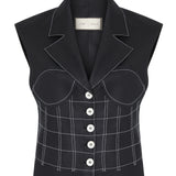 Paloma Linen Corset Vest