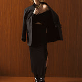 Bellana Omuz Açık Elbise