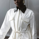 Vega Deri Detaylı Parka