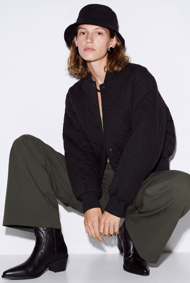 Mono Kapitone Bomber Ceket