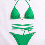 Alara Bağlamalı Bikini Takımı