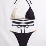 Alara Bağlamalı Bikini Takımı