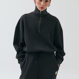Karin Fermuarlı Sweatshirt