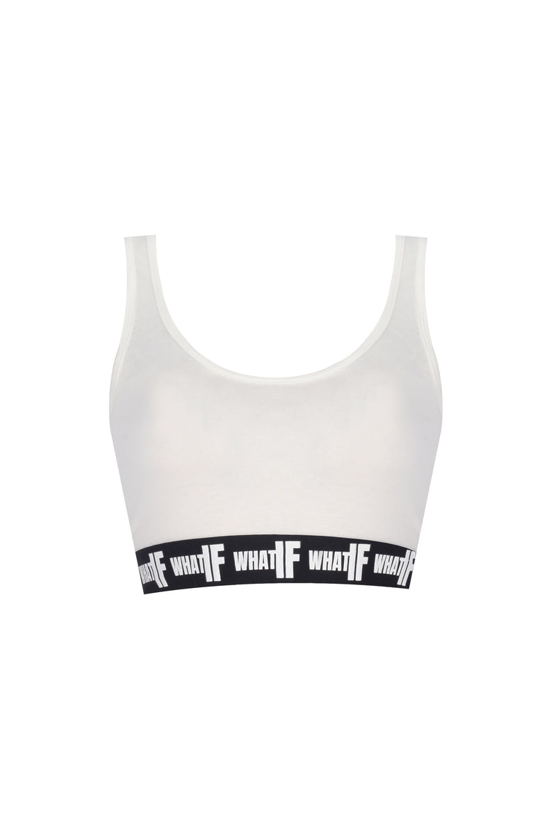 Baby Fıt Logolu Crop-Top